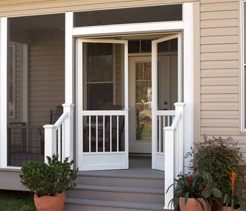 swinging screen door installation